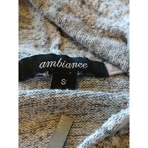 Ambiance Women's (Small) Light Gray Jacket for Women Great Condition Polyester